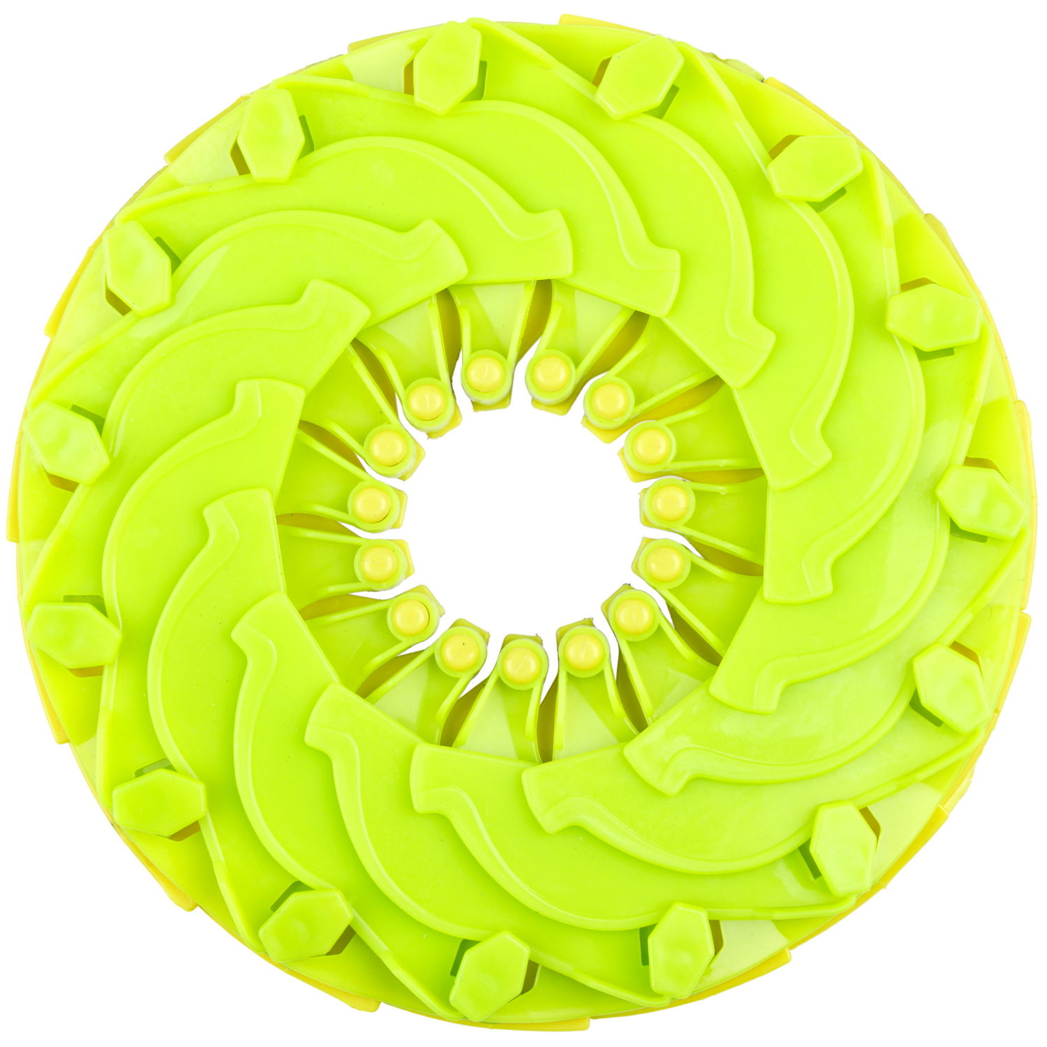 Фрисби складной 1TOY 12/25 см, с принтом, медведь