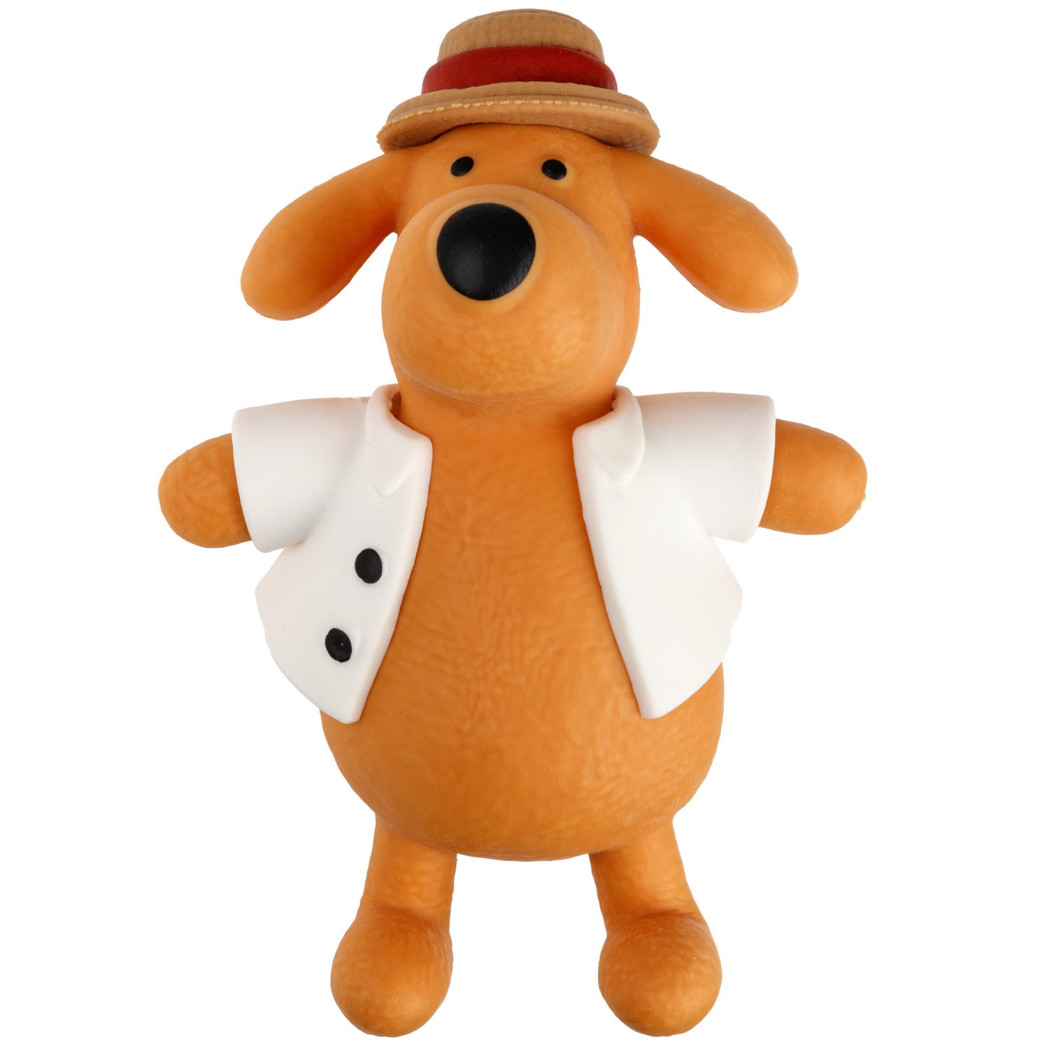 Антистресс-игрушка 1TOY Крутой замес собака в костюме, 15х11 см