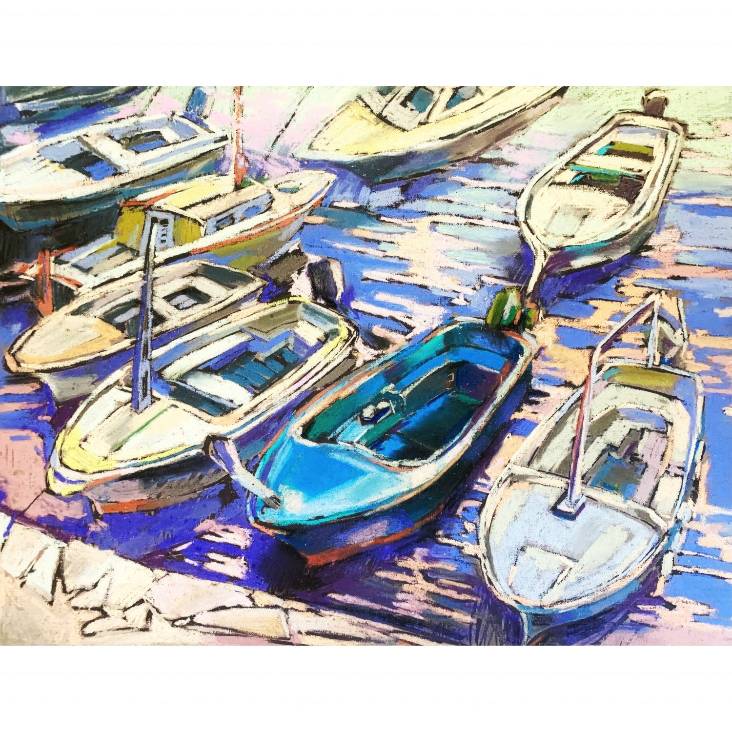 Деревянные пазлы Collection Art Елена Брижеватая, Лодки, 105 деталей, 28,7х20 см