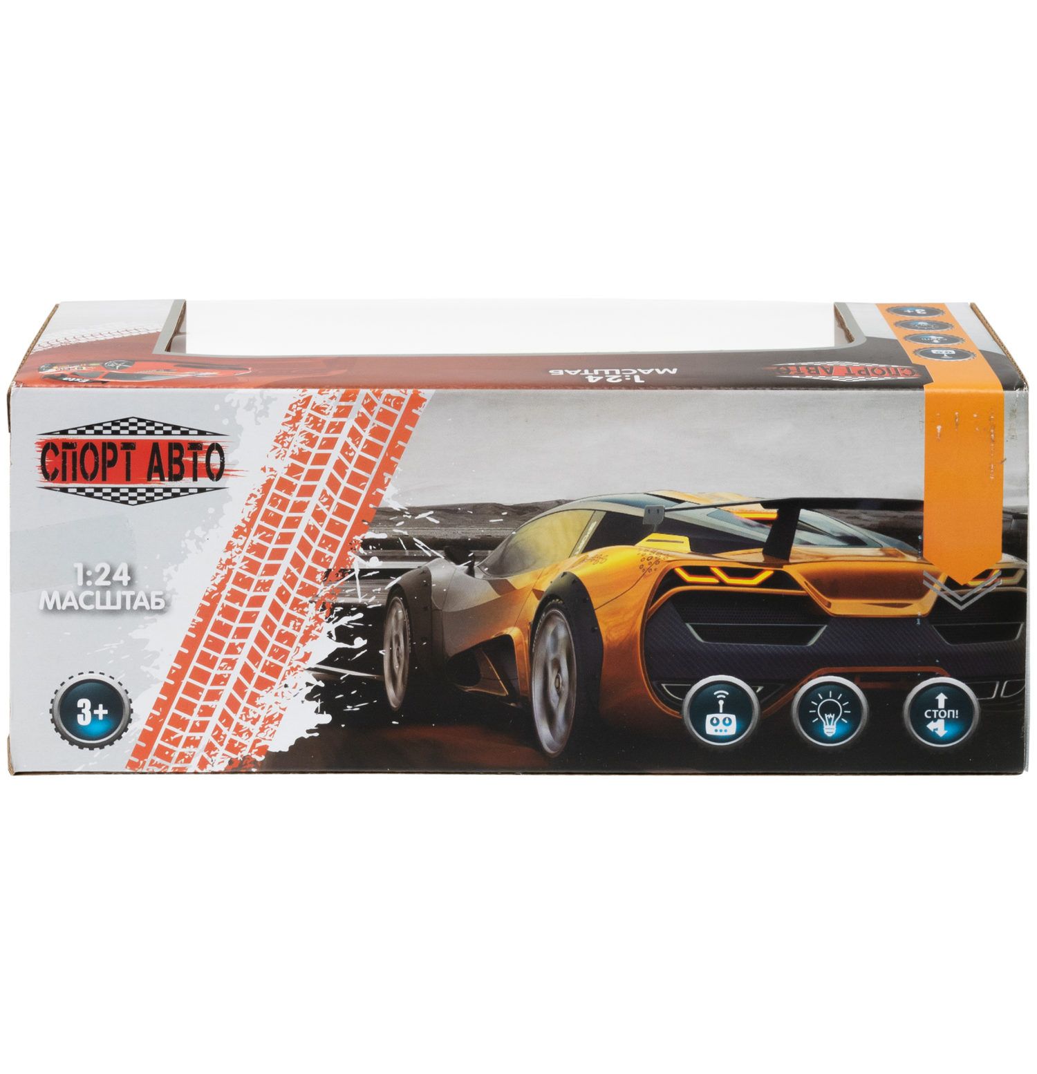 Машинка на пульте управления 1TOY со светом