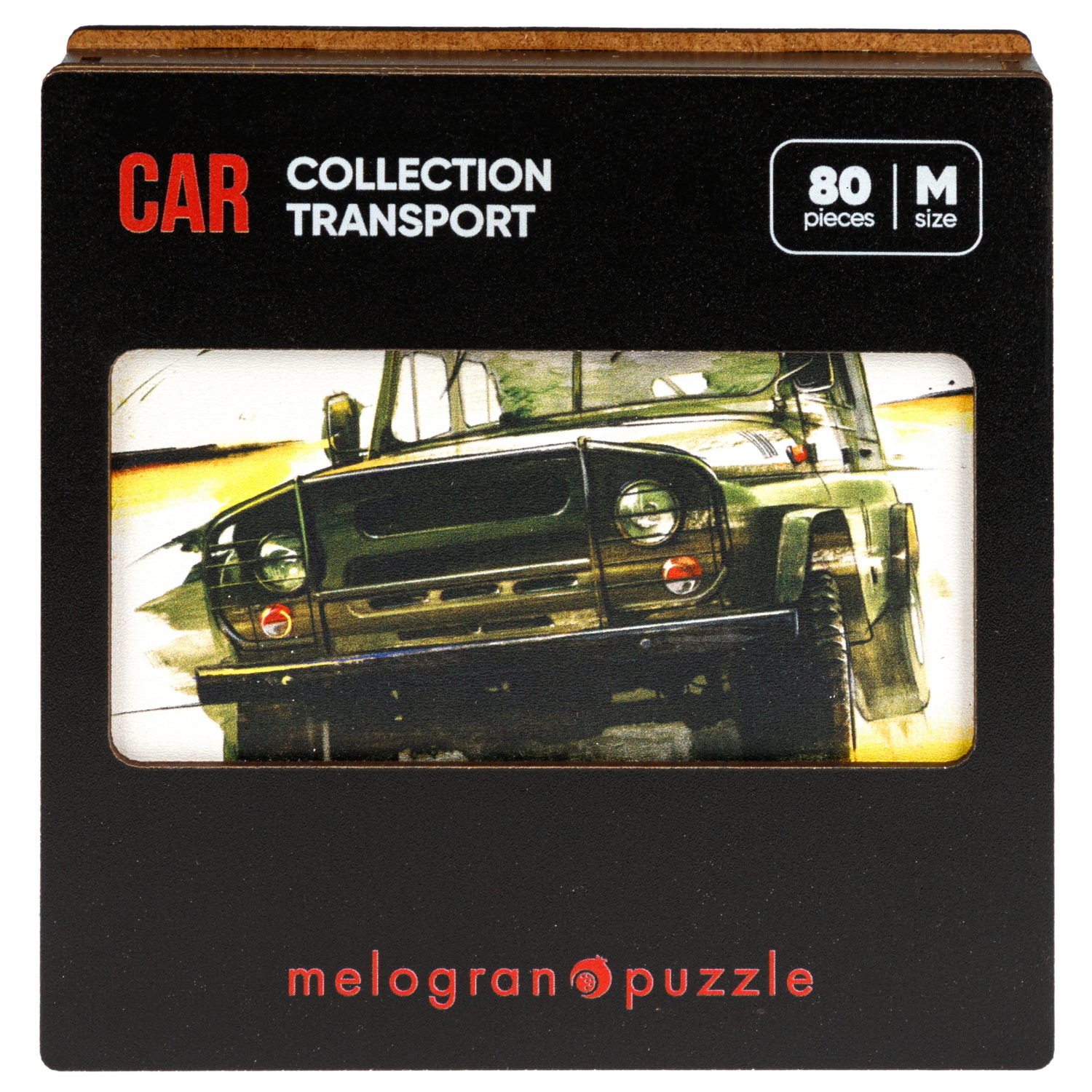 Деревянные пазлы Collection Transport Внедорожник, 80 деталей