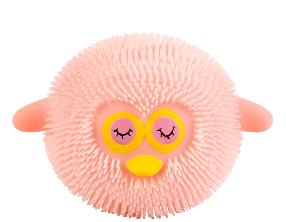 Игрушка-антистресс для рук 1toy Йо-Ёжики, "Животные" обезьяна 13 см, со светом