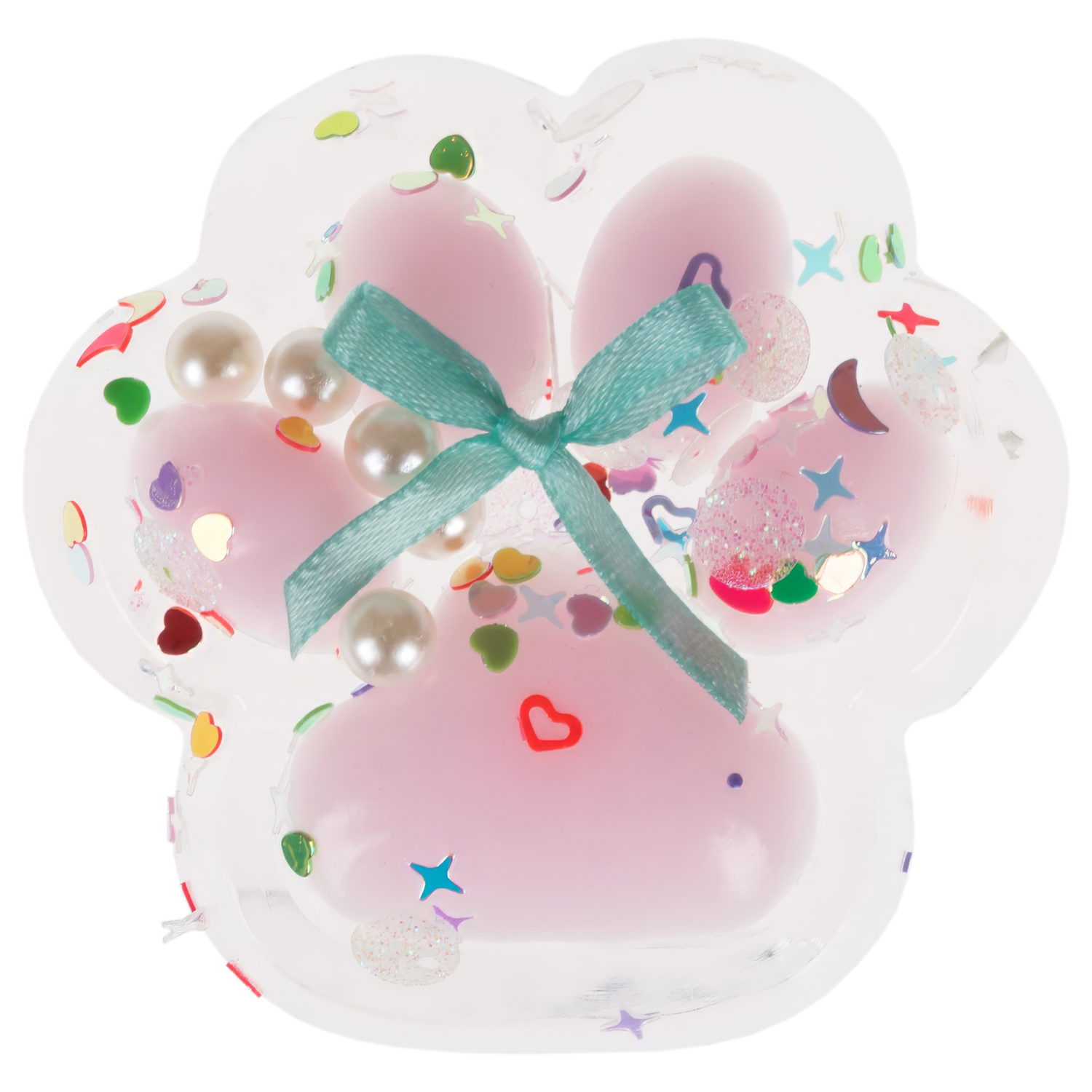 Таба лапа прозрачная 1TOY Крутой замес, 6,5х3 см, в ассортименте