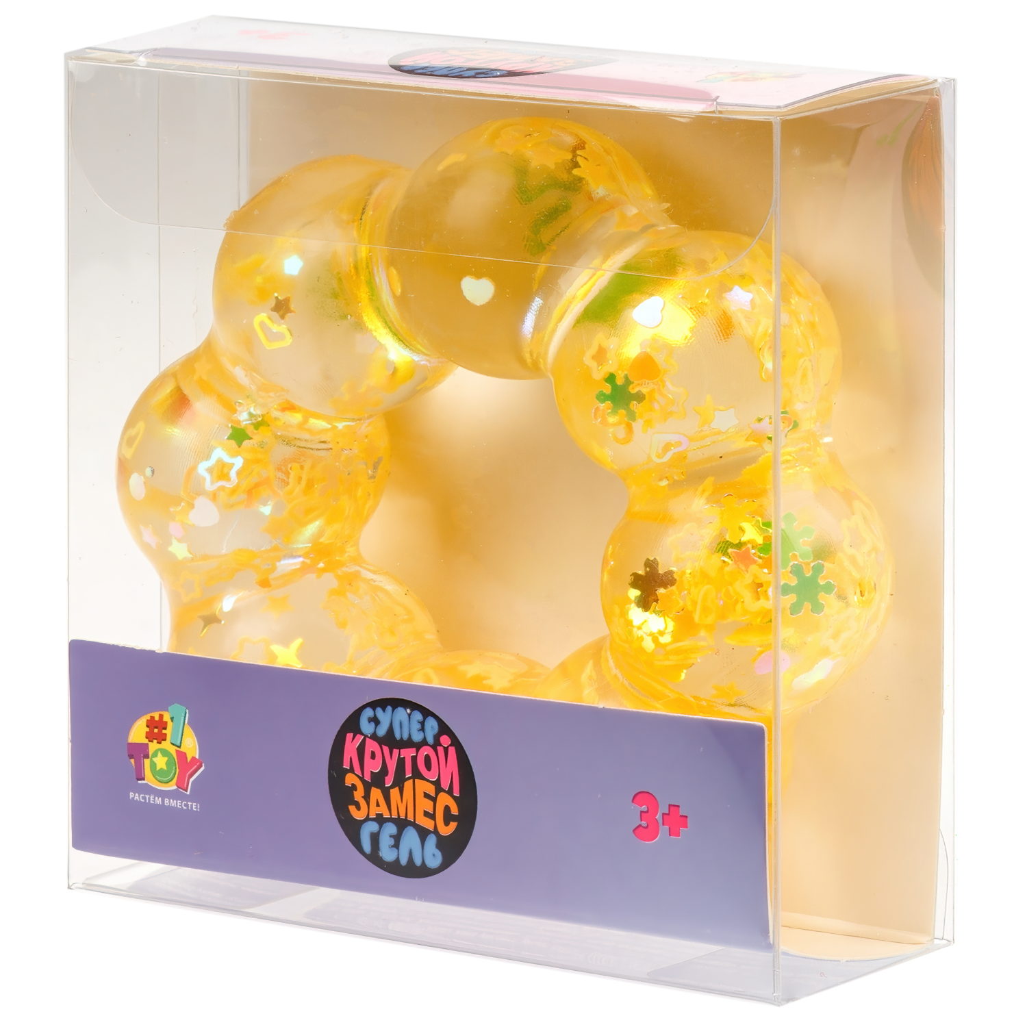 Игрушка-антистресс 1TOY Крутой замес «Супергель» браслет блестки 8*8 см