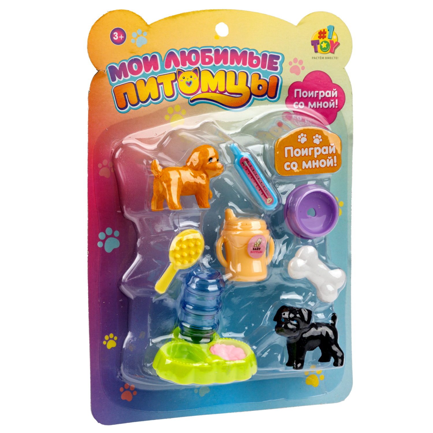 Игровой набор 1TOY  Мои любимые питомцы, в ассортименте