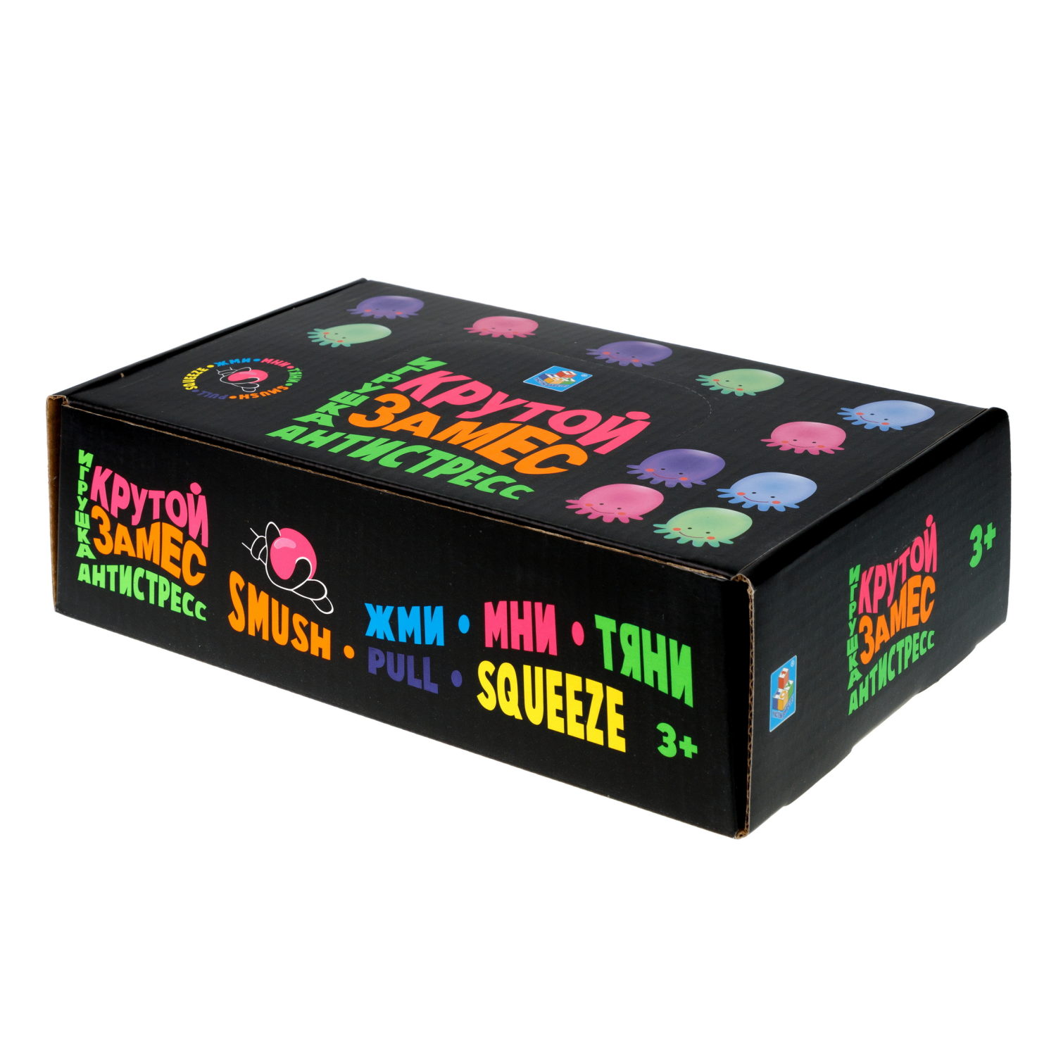 Антистресс-игрушка для рук 1TOY Крутой замес Осьминог, 4 вида в ассортименте