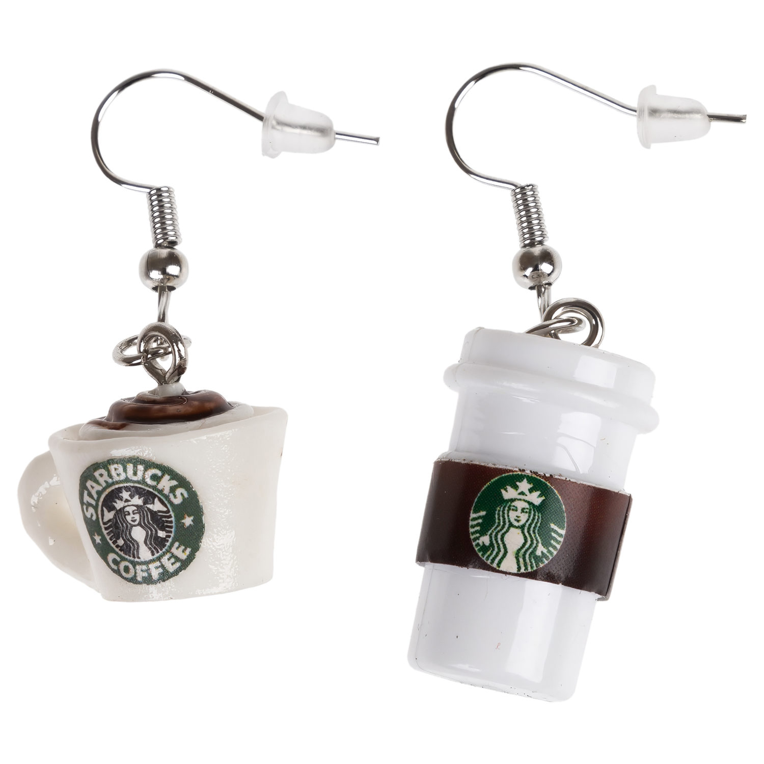 Серьги Lukky Fashion с подвесками "Lukky Coffee"