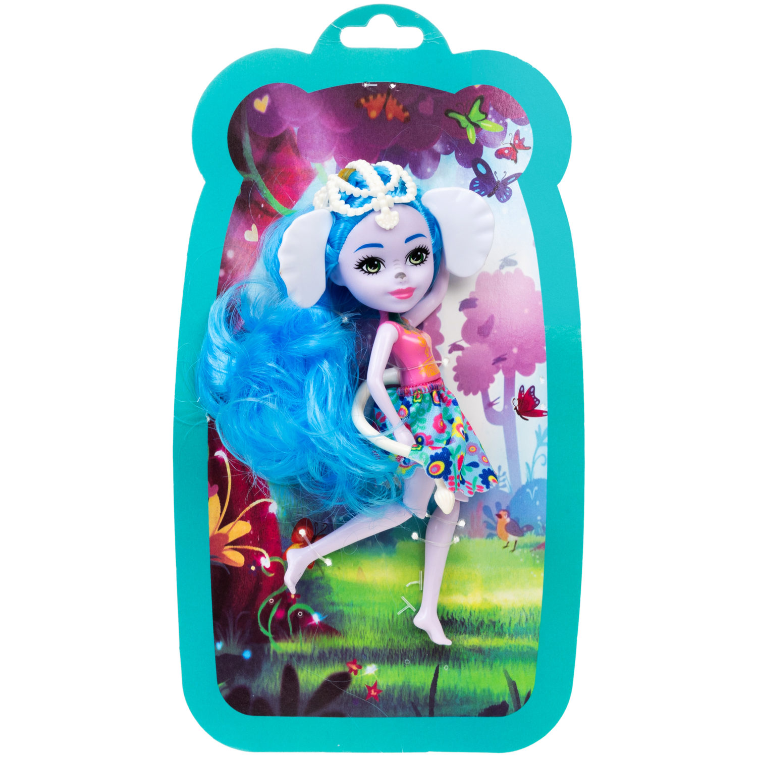 Кукла 1TOY Лесные Феи с голубыми волосами, детская, принцесса леса, игрушка для девочки, 16 см