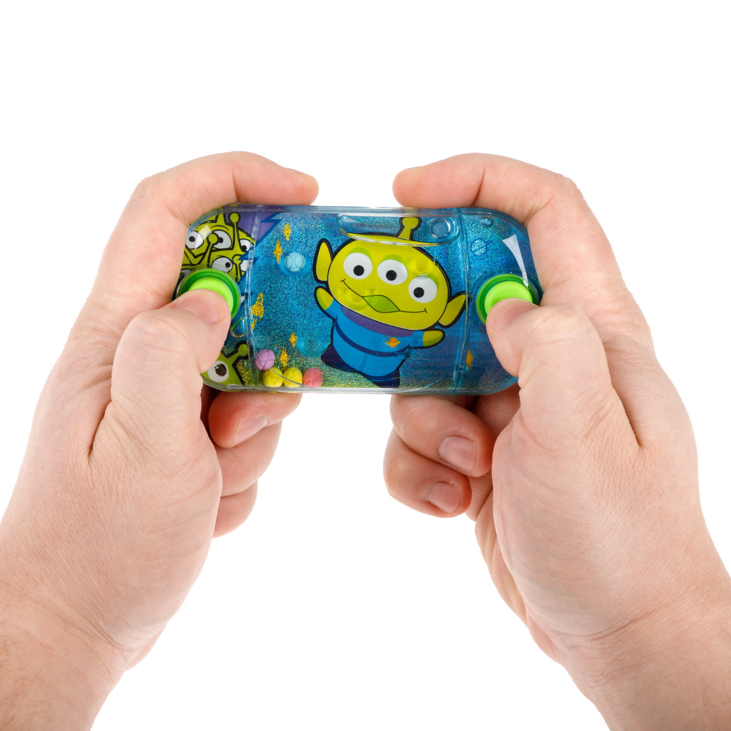 1TOY Игра с водой забрось мячики инопланетяне, 3 вида в асс. 12*6*2,3см, 24 шт в дисплей боксе