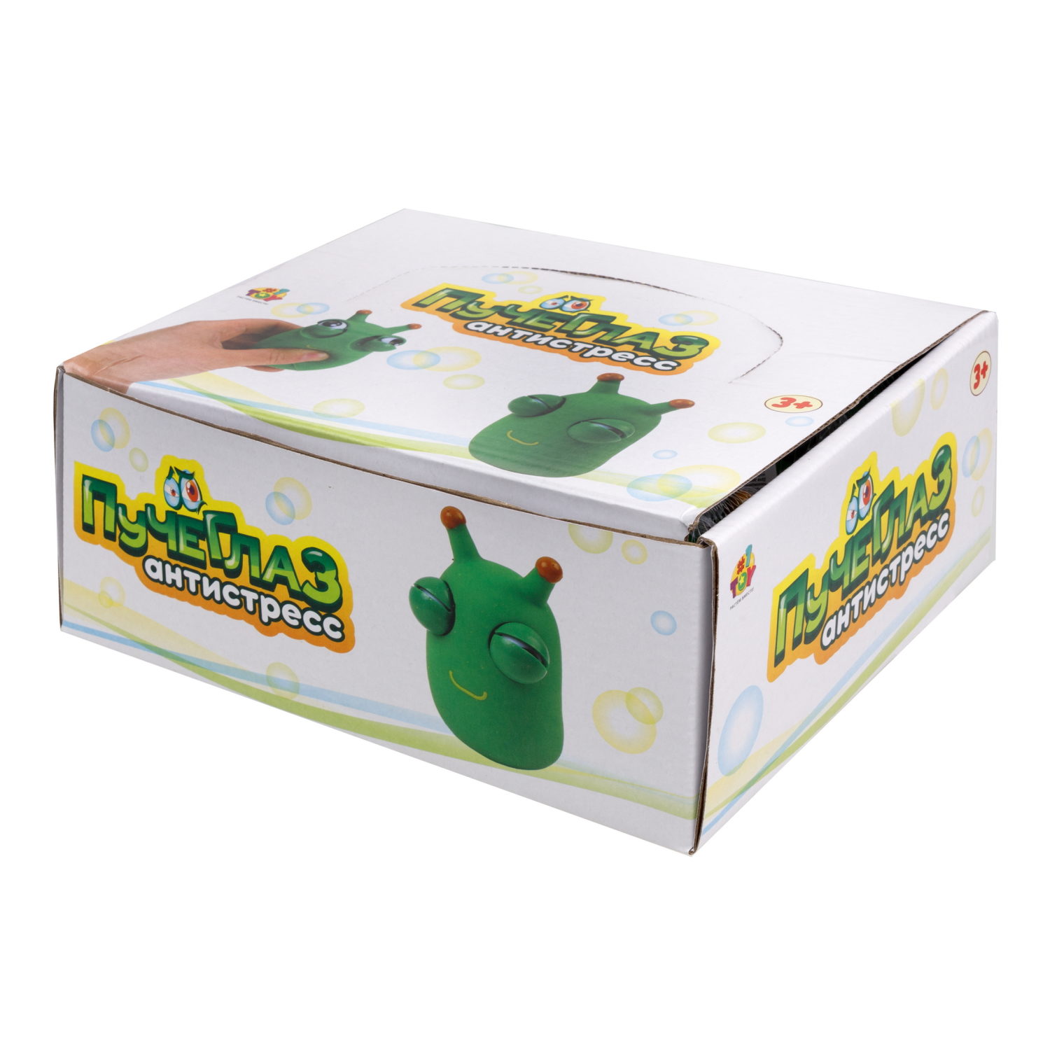 1toy Пучеглаз-антистресс "Гусеница" 4,4х4,9х7,3 см