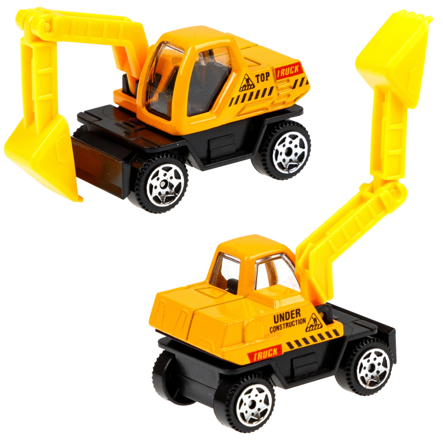 Парковка-грузовик трансформер 1TOY Транспаркинг Строительная бригада, 37,5х21х13 см