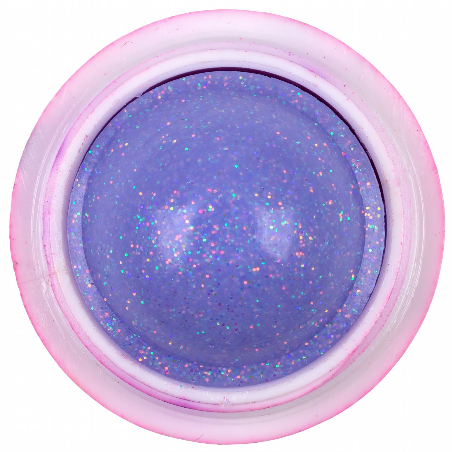 Бальзам для губ с блёстками Lukky Angel «Сиреневая дымка»,с ароматом клубничного мороженого, 6 г