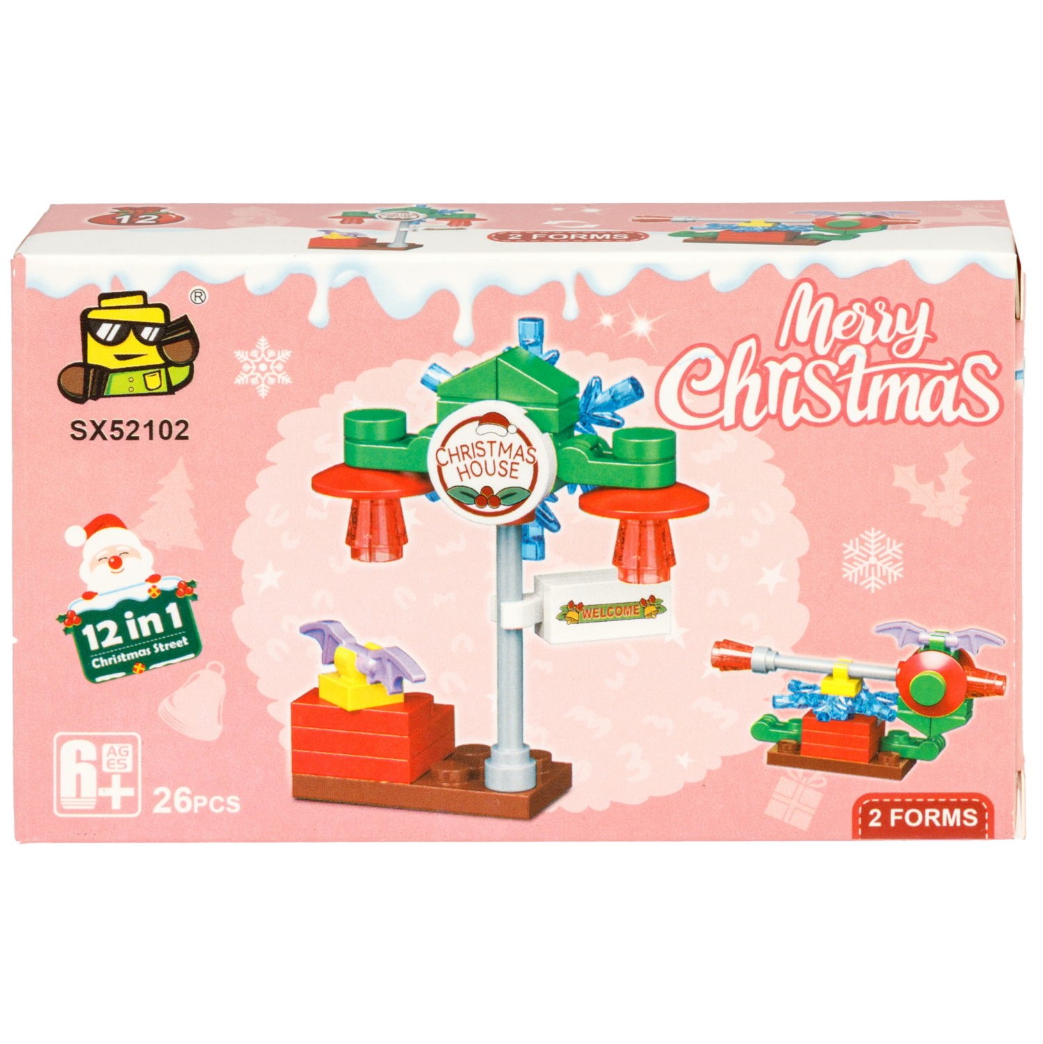 Конструктор 1TOY Blockformers С Новым годом! 12 видов, от 23 до 29 деталей