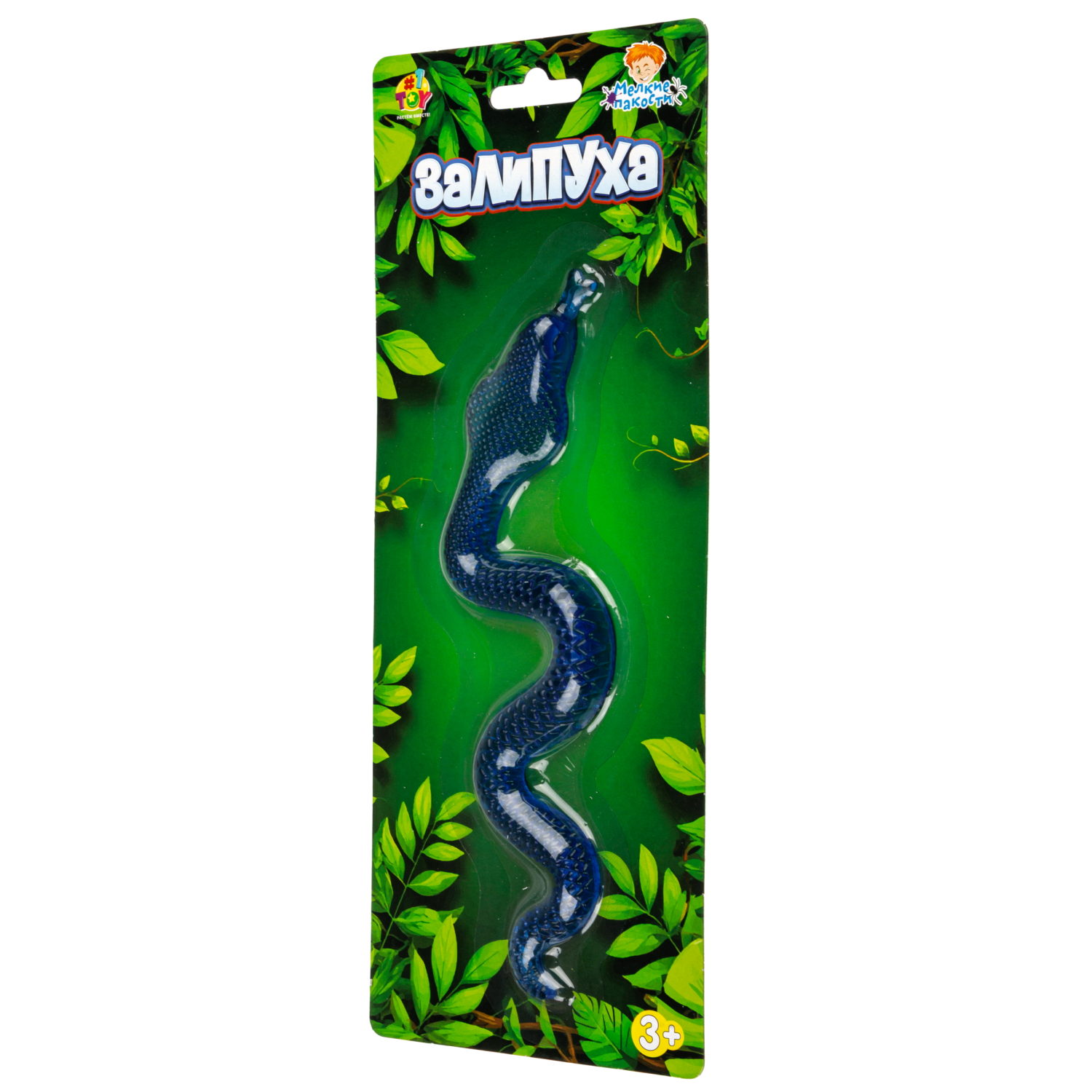 Жмяка липучая 1TOY Залипуха Змея, лизун