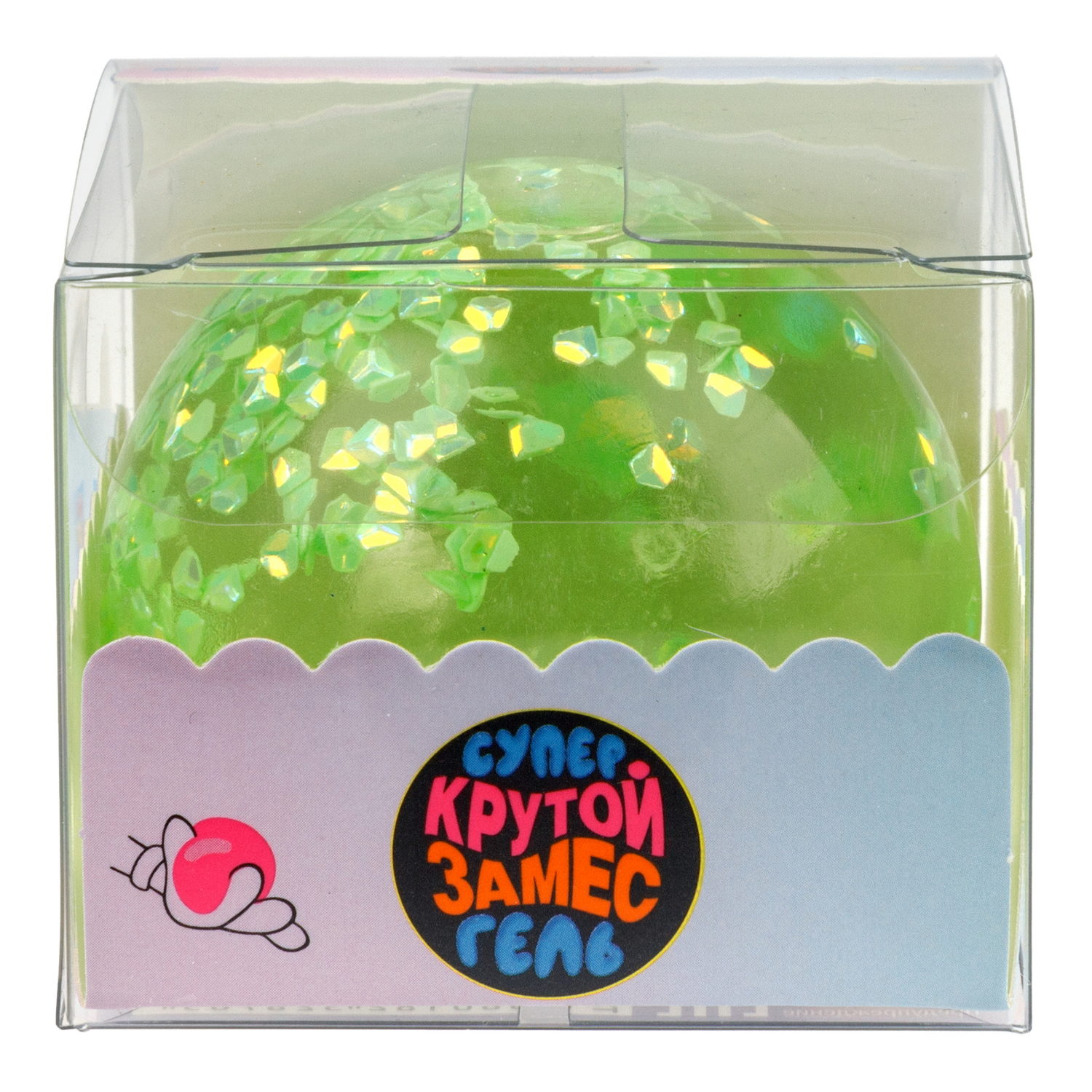 1toy Крутой замес Супергель шар бриллиант 6 цв.в асс.6см, в ПВХ кор., 12шт.в дб.