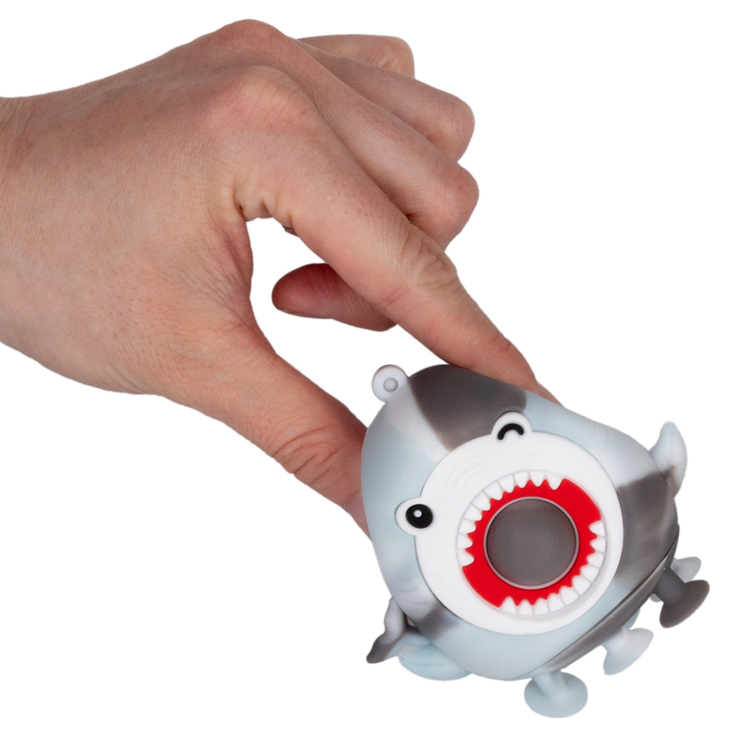 1TOY Жмяка Hit Pop It "Акулы" на присосках 8,5х4х7 см, 4 вида в ассортименте