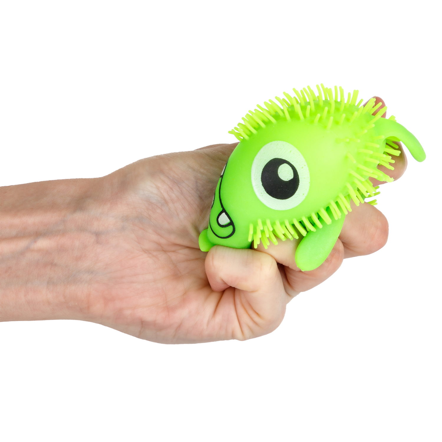 Игрушка-антистресс для рук 1toy Йо-Ёжики, "Монстр" 6 см, со светом, 4 вида в ассортименте