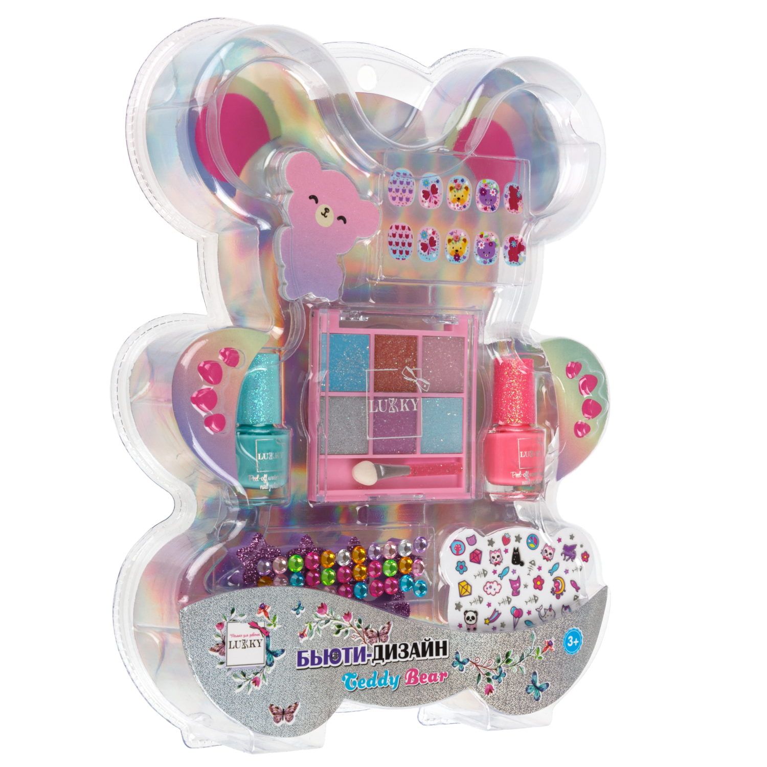 Набор детской декоративной косметики Lukky Бьюти Дизайн Teddy Bear