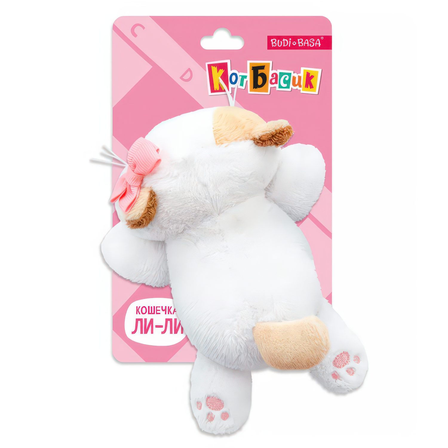 Мягкая игрушка Budi Basa Кошечка Ли-Ли с бантиком на браслете