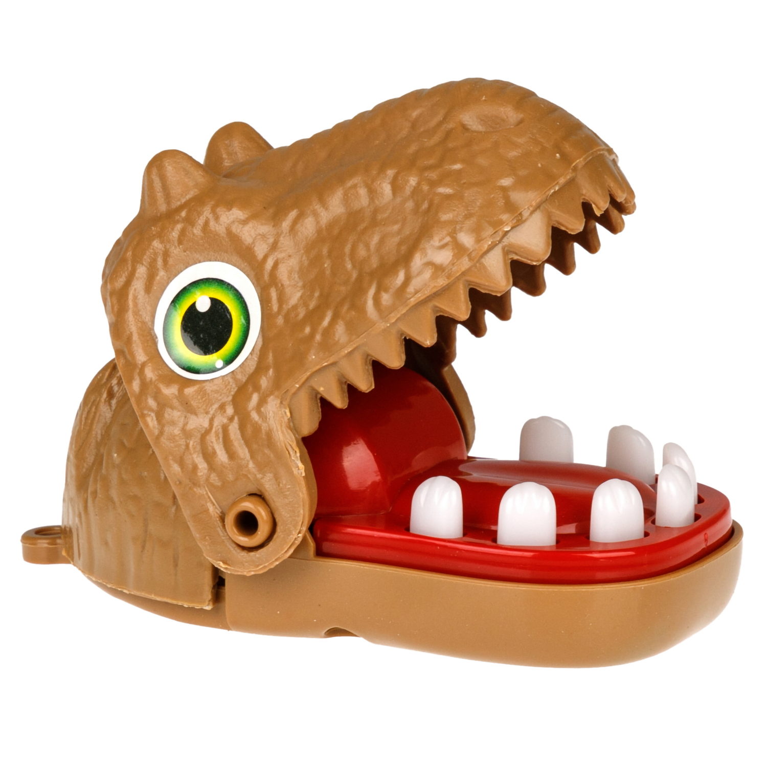 1TOY ИГРОДРОМ мини, в ассортименте 4 вида: "Крокодил укусил", "Собака-кусака","Осторожно, тираннозавр","Челюсти"