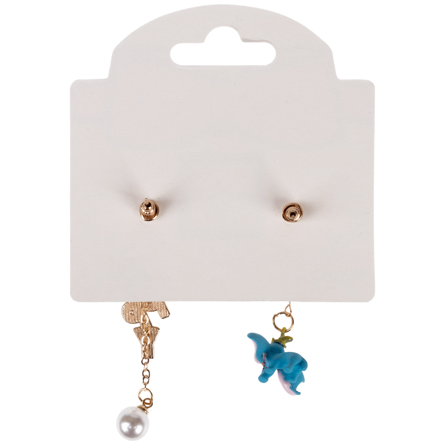 Серьги-гвоздики Lukky Fashion "Слоник Happy Birthday"