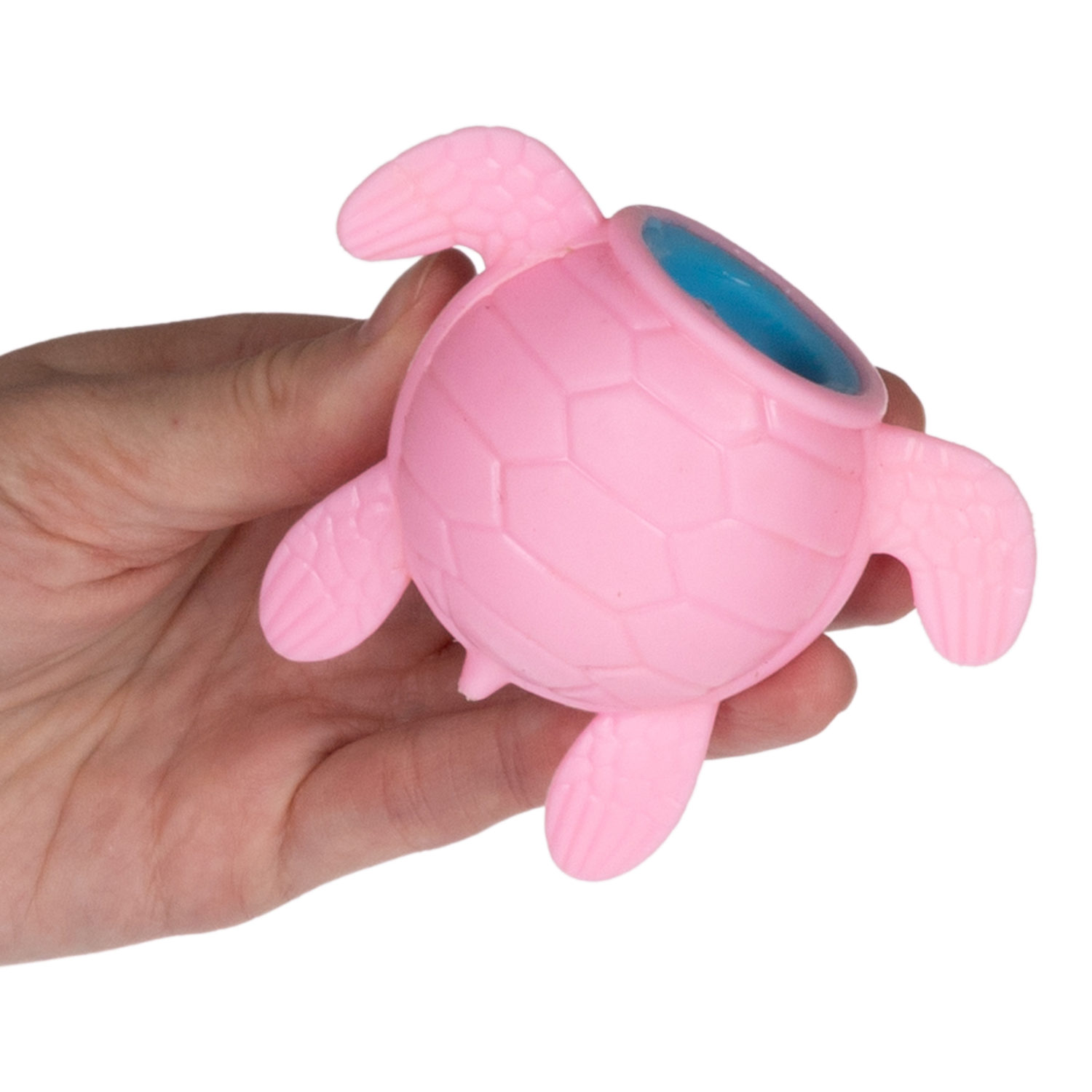1TOY Жмяка "Выскочка. Черепаха" 9х6,5х6,5 см, розовая