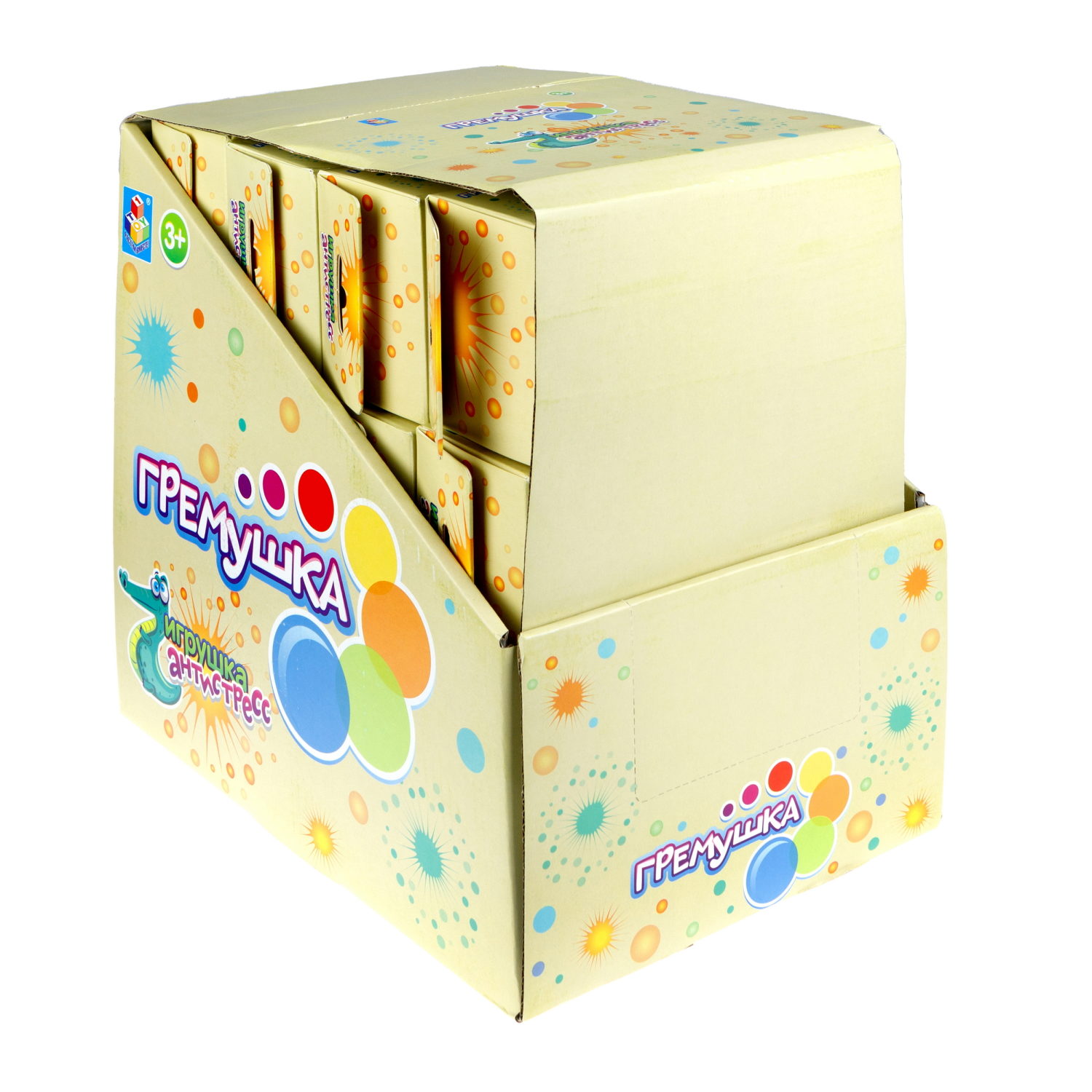 Крокодил 1TOY Гремушка 