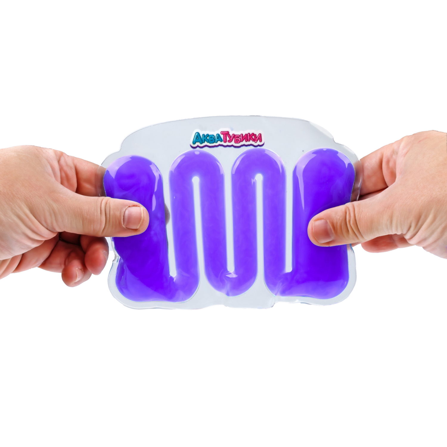 Акватубики переливайка 1TOY «Торнадо» скользун с водой внутри, антистресс для рук, жмякалка, 4 цвета в ассортименте