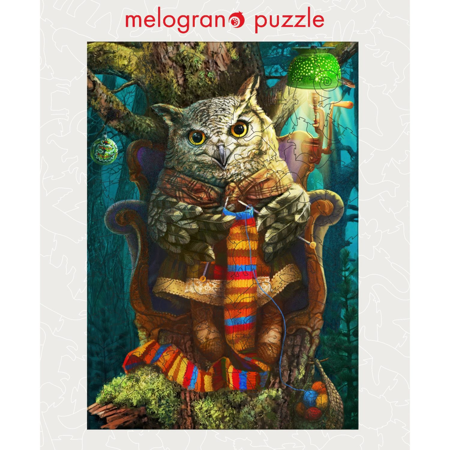 Деревянные пазлы Collection Animation Мудрая сова, 120 деталей