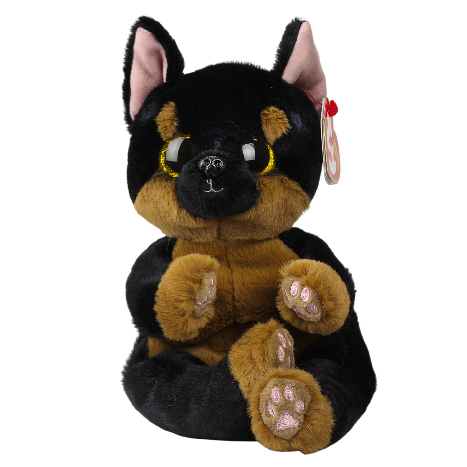 Мягкая игрушка TY Beanie Bellies коричневая собачка Dog, 15 см