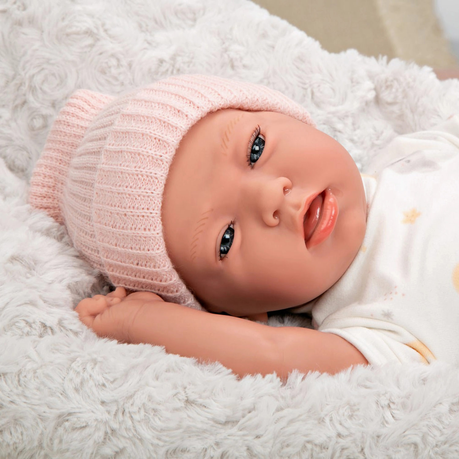 Кукла реборн 40 см ARIAS ELEGANCE Dafne испанская, мягкая с виниловыми конечностями, реалистичная, младенец