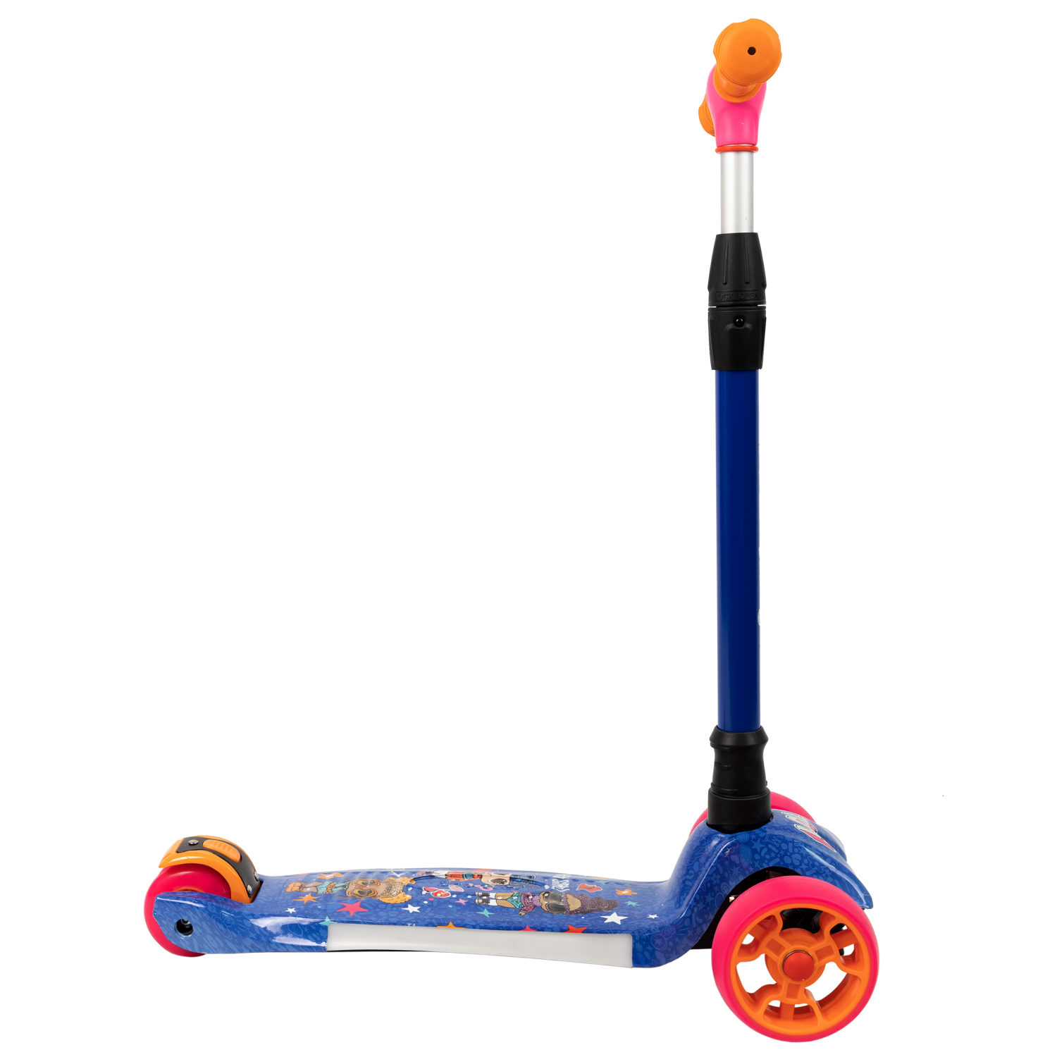 Кикборд "LOL",  светящиеся колёса.