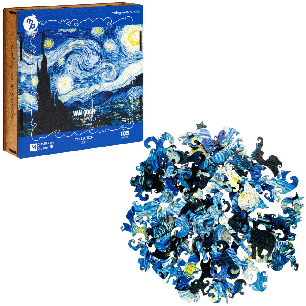 Пазлы Collection Art Винсент Ван Гог Звездная ночь, 105