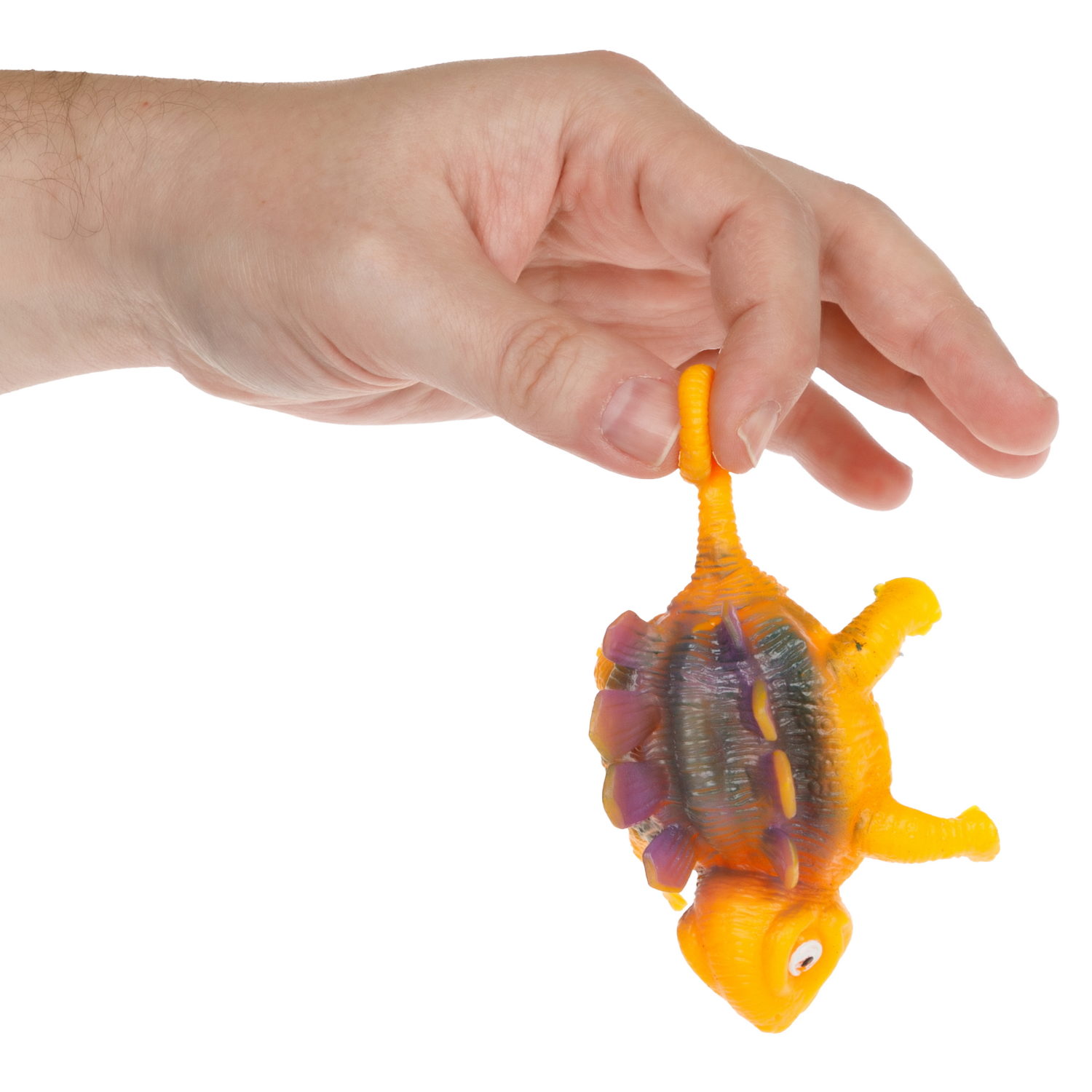 Игрушка ДУТИКИ 1TOY Динозавры, максимальный размер 30 см, 4 вида, оранжевый