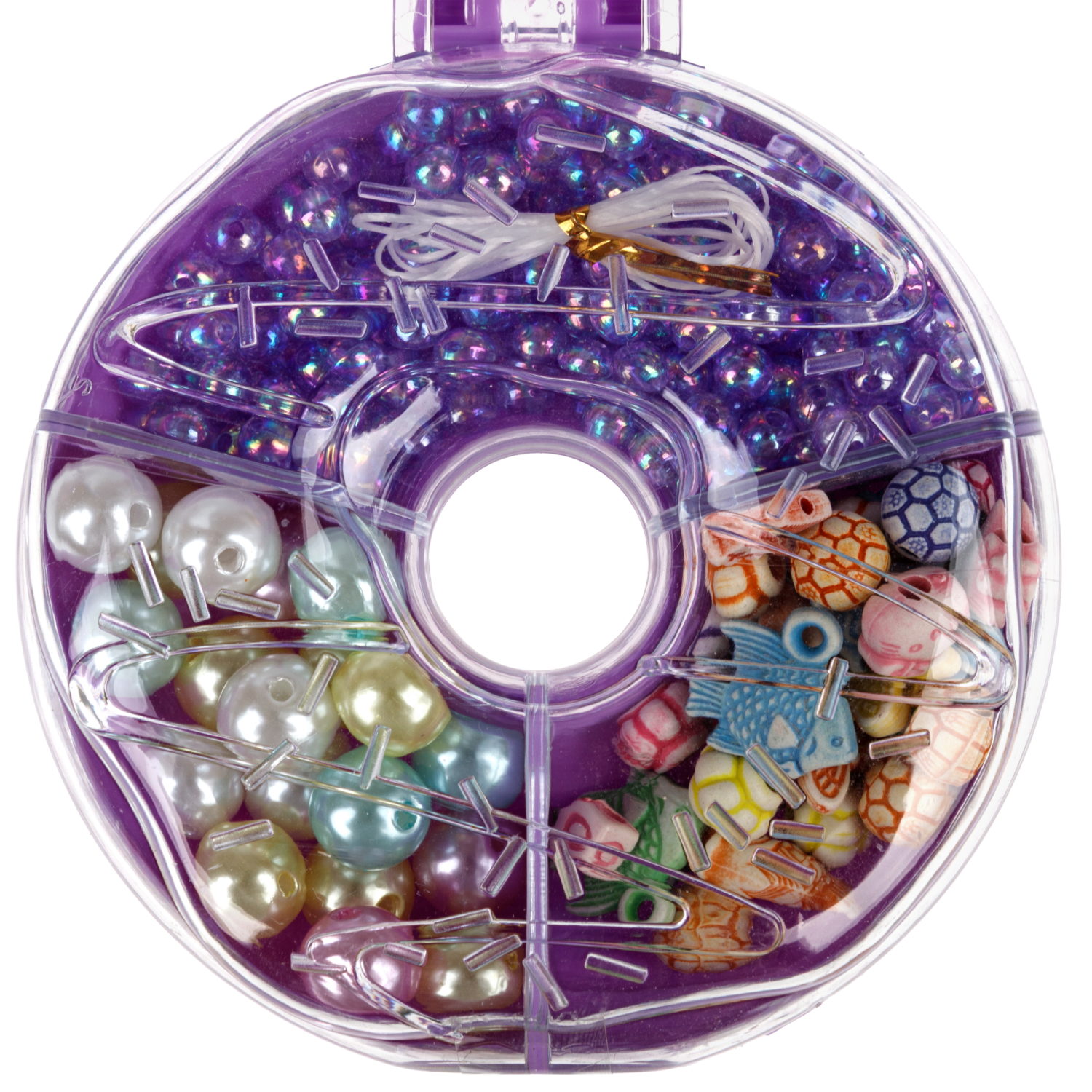 Игровой набор для создания украшений в упаковке пончик, в ассортименте