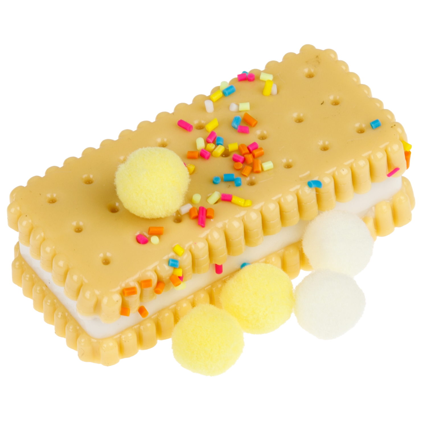 Антистресс-игрушка 1TOY Крутой замес Шоколадное печенье с белой прослойкой