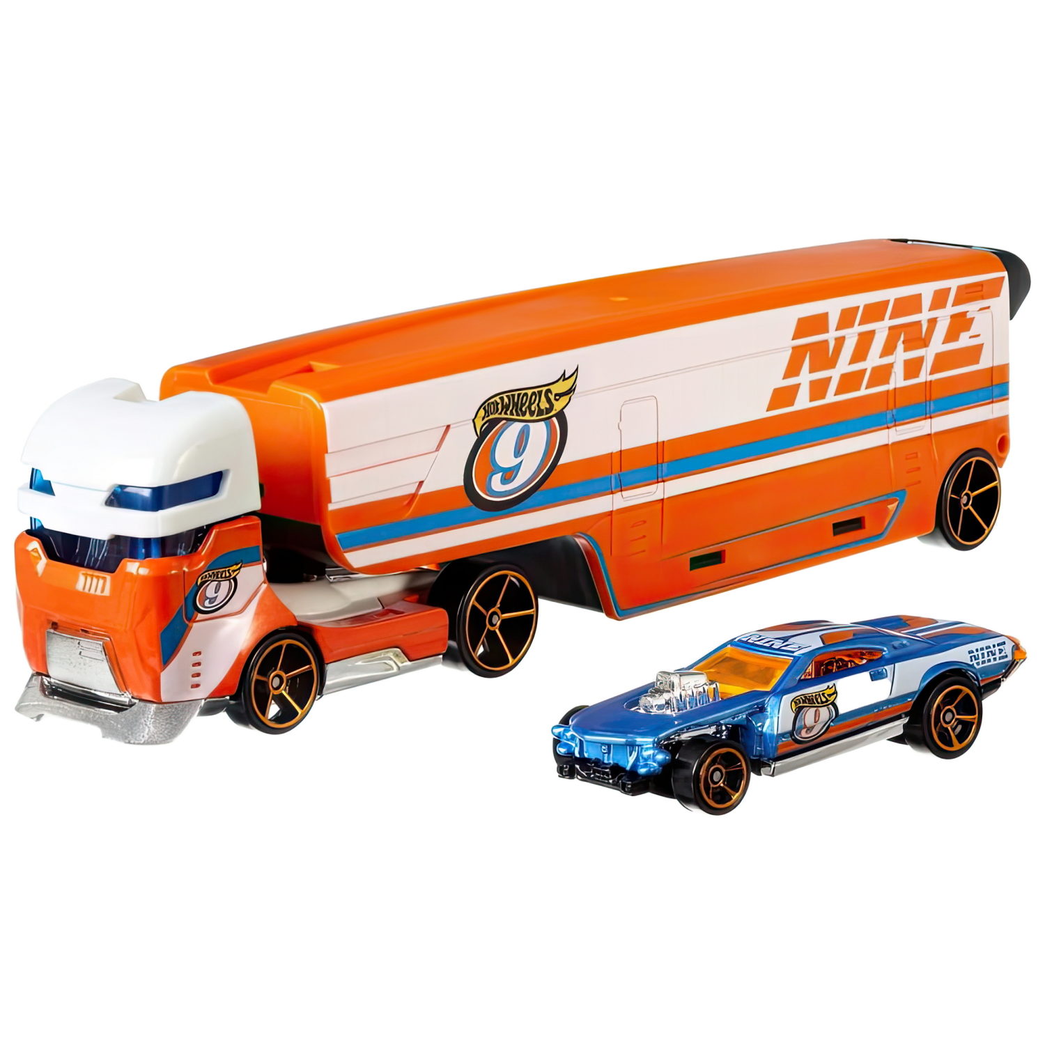 Hot wheels Набор игровой Супергрузовики со спортивными автомобилями, в асс.