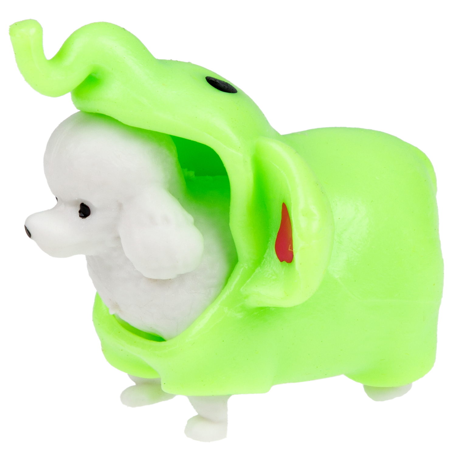 1toy "Прокачка для собачки", тянущиеся собачки в костюмчиках, мини 3,5*3,5*4 см д/б 24 шт