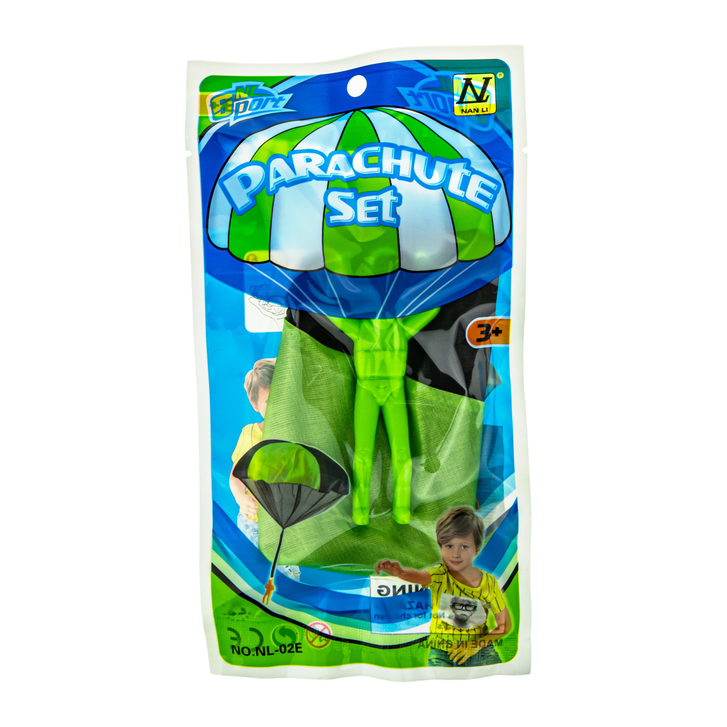 Игрушка парашютист в пакете