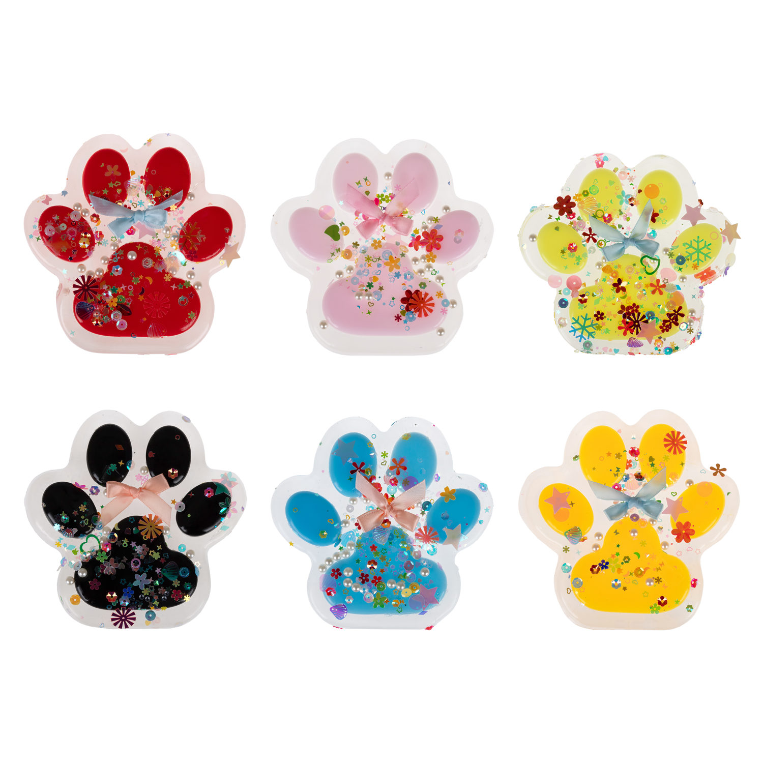 Таба лапа прозрачная 1TOY Крутой замес, большая, 14х3,5 см, в ассортименте