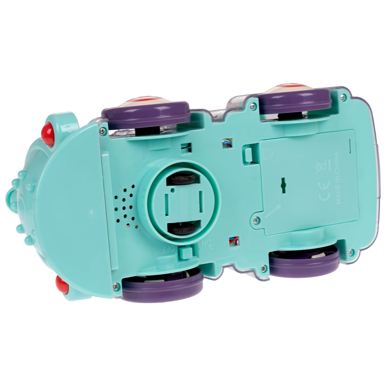 Игрушка прозрачная с шестеренками 1TOY Движок «Локомитив», со светом и звуком, 1 шт.