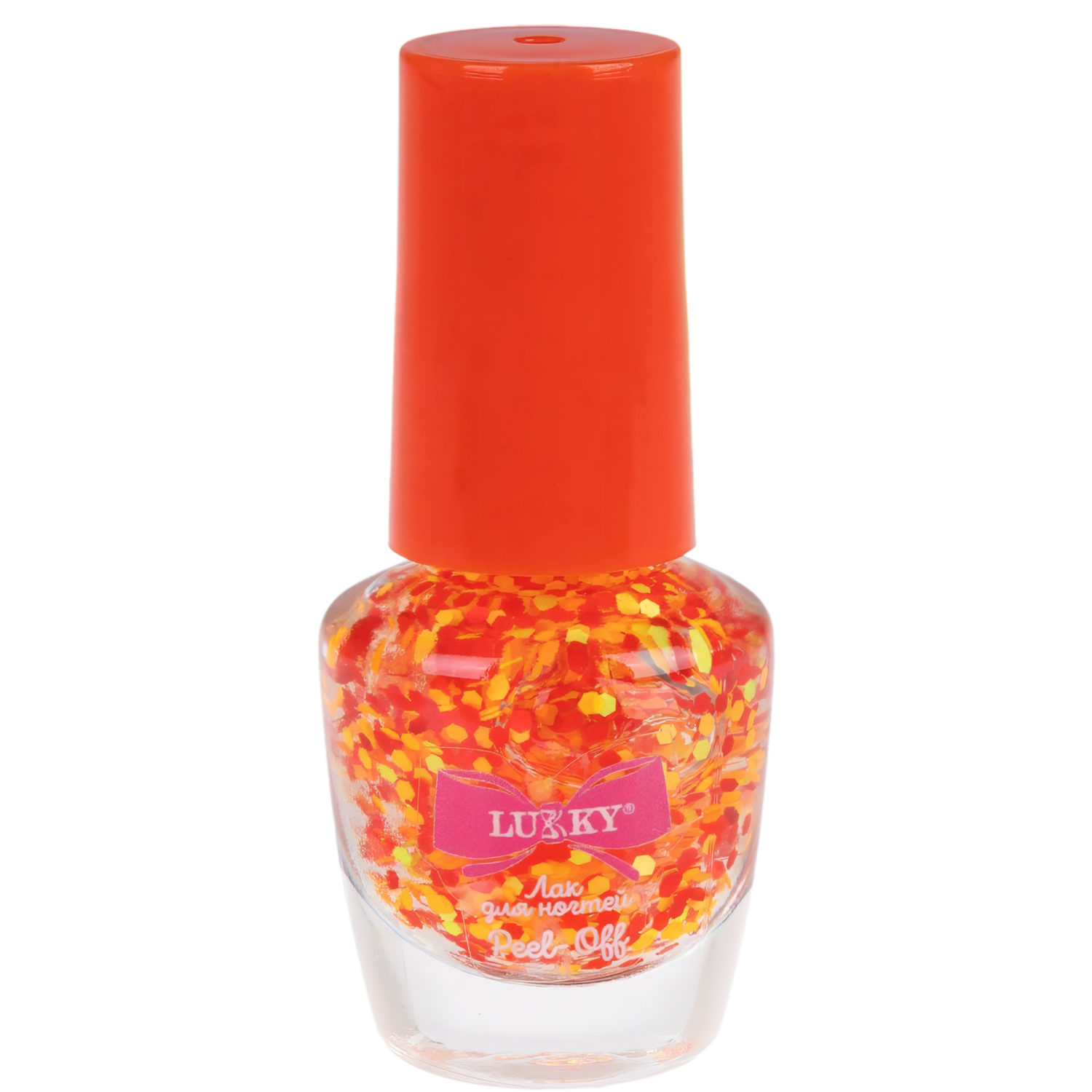 Детский лак для ногтей Lukky peel-off розово-золотистый микс, с ванильным ароматом, 3,5 мл
