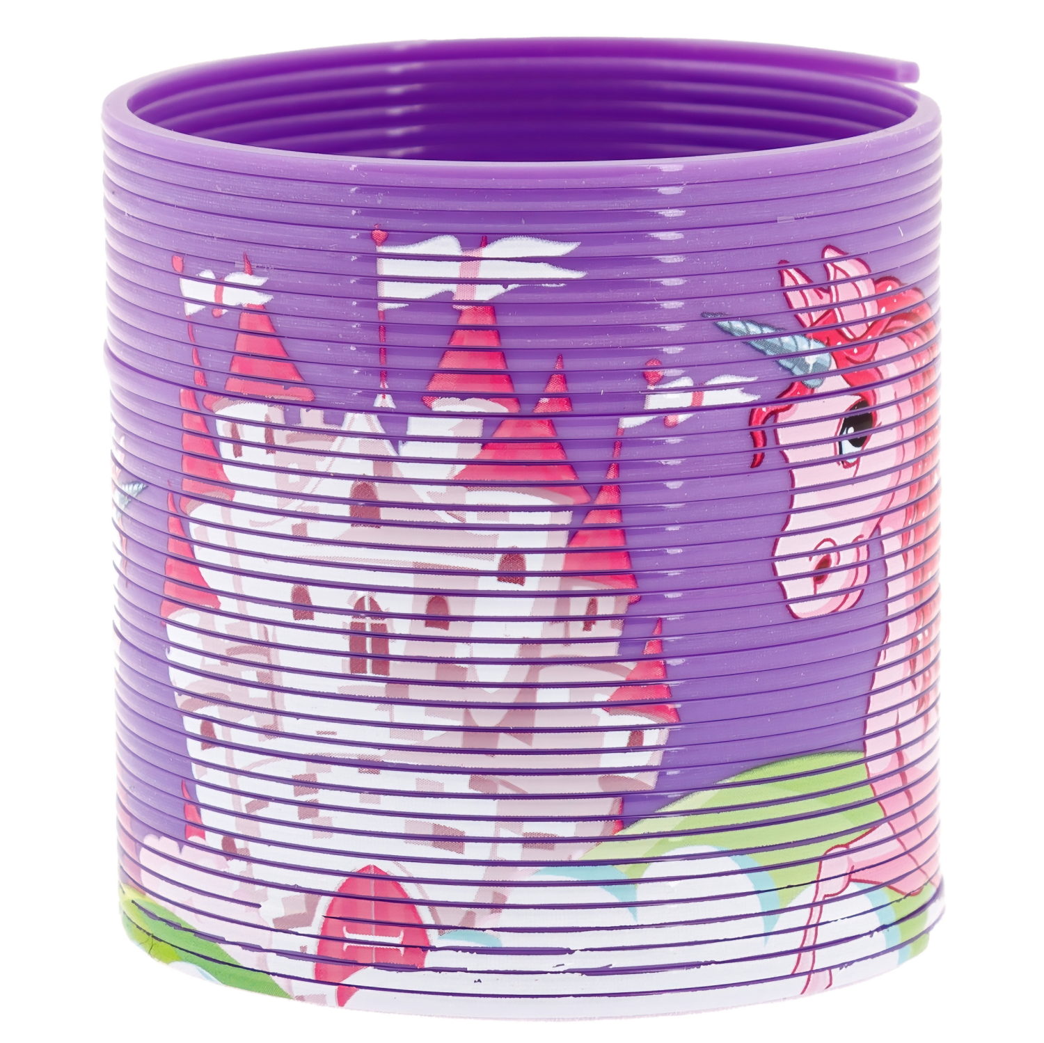 Пружинка радуга 1TOY «Радуга-дуга» Единороги, 6,3*6,5 см