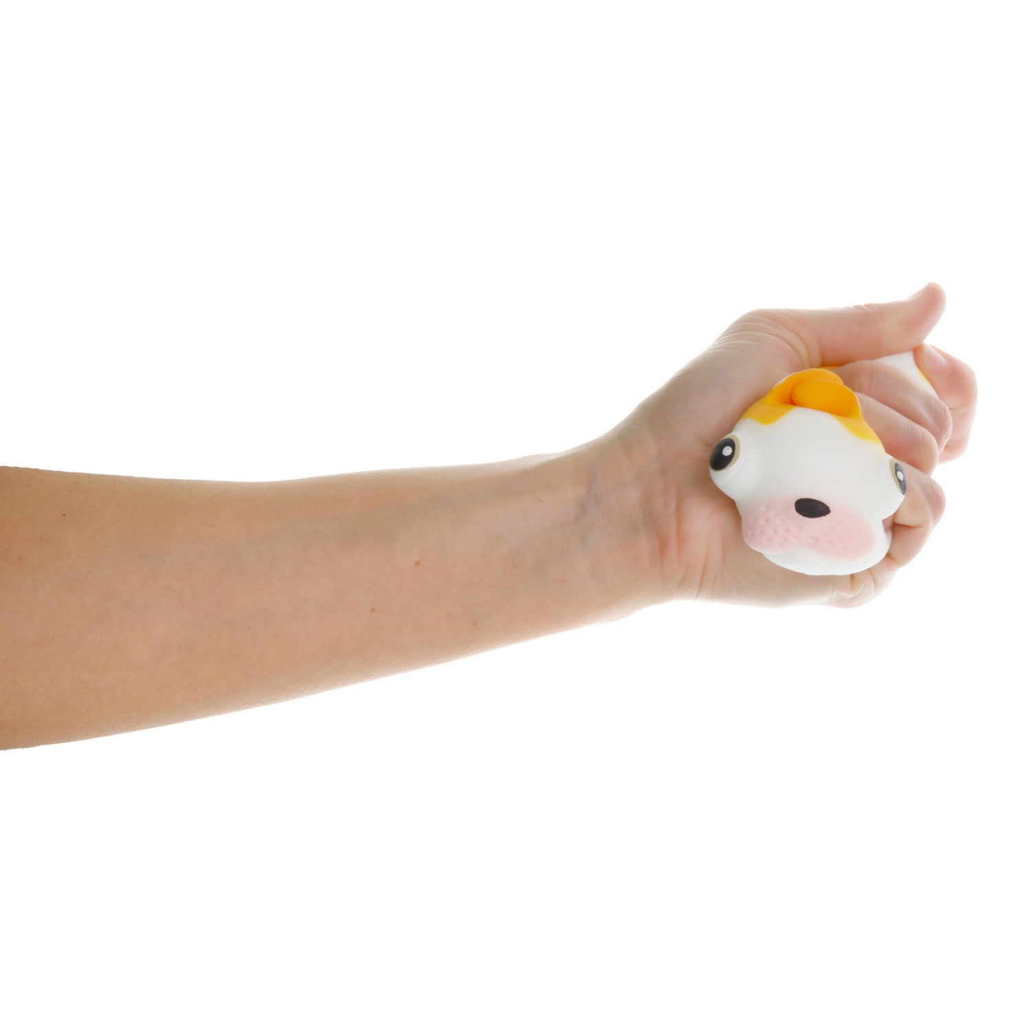 1TOY Жмяка, "Собаки" 8х6 см, белая с жёлтыми пятнами