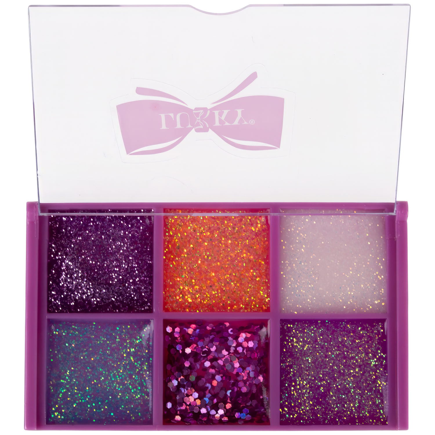  Палетка для макияжа глаз Lukky: гель-тени для век с блестками, 6 цветов