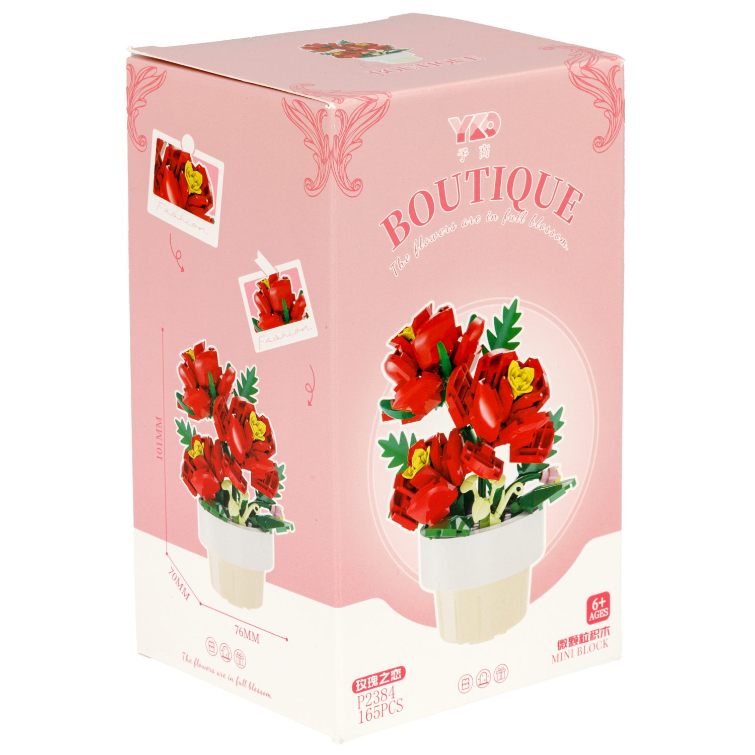 Конструктор 1TOY Blockformers "Цветы в горшках", 9 видов, от 138 до 223 деталей