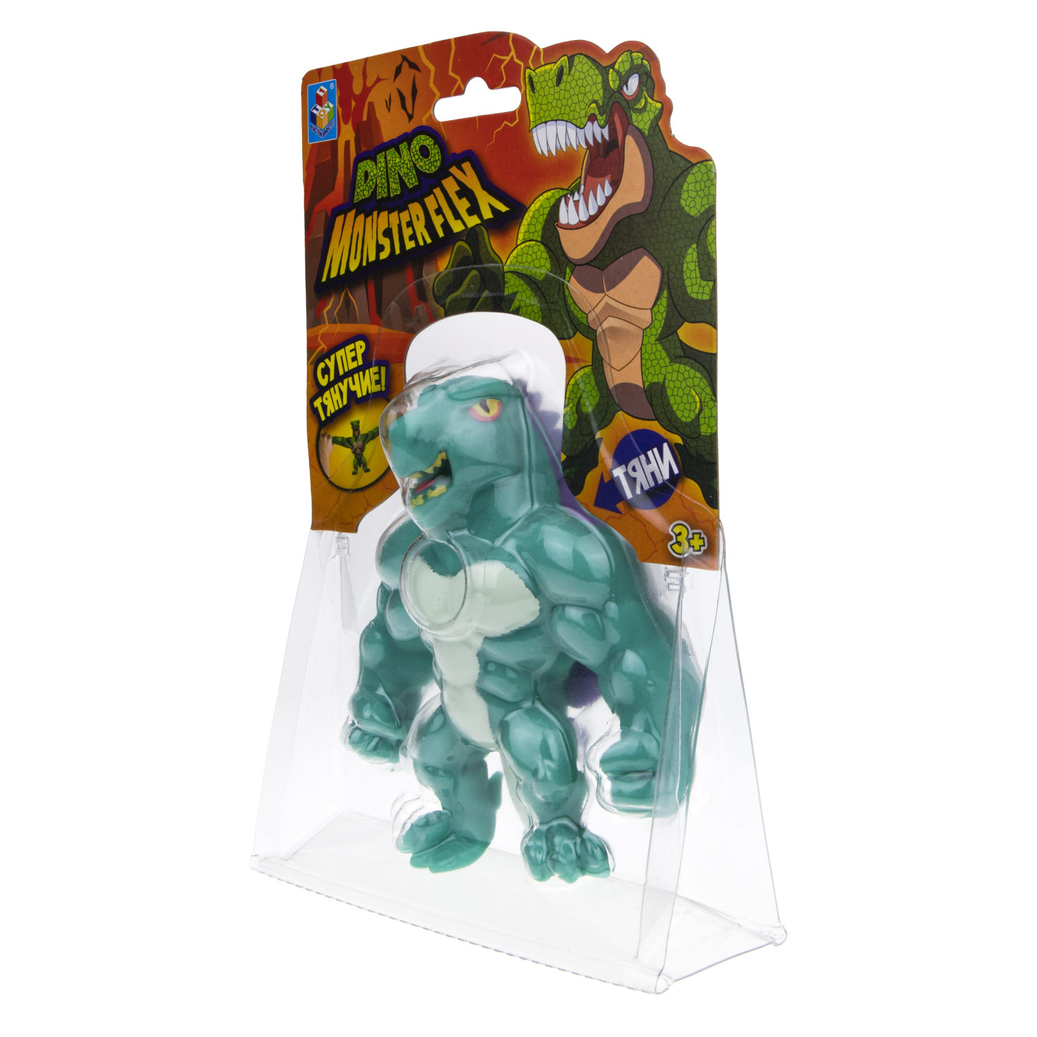1TOY MONSTER FLEX DINO, тянущиеся фигурки 14см, 14 видов в ассортименте