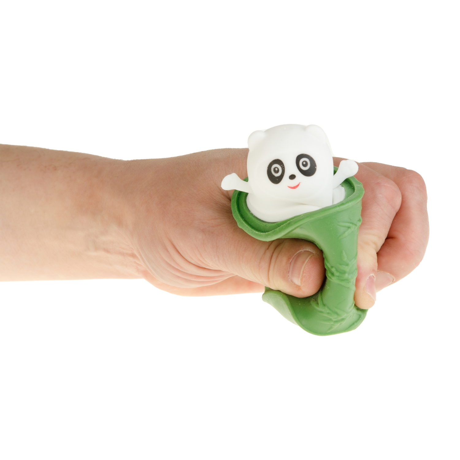 1Toy Жмяка "Выскочка. Панда", зеленая