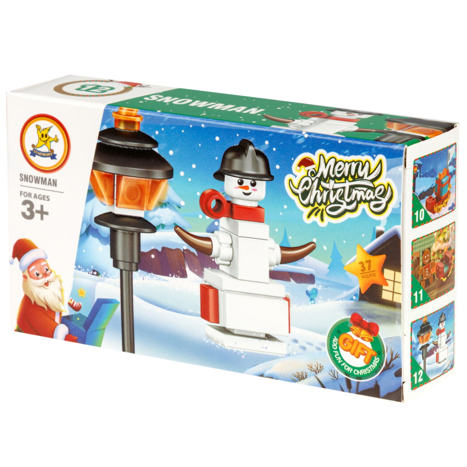 Конструктор 1TOY Blockformers "Рождество" 12 видов,  от 22 до 46 деталей