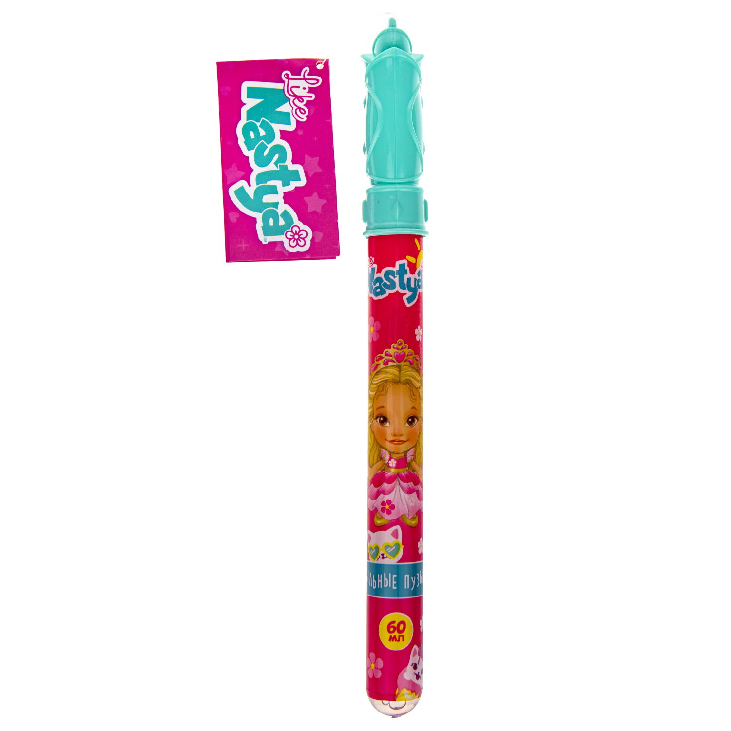 Мыльные пузыри 1TOY Like Nastya, 60 мл